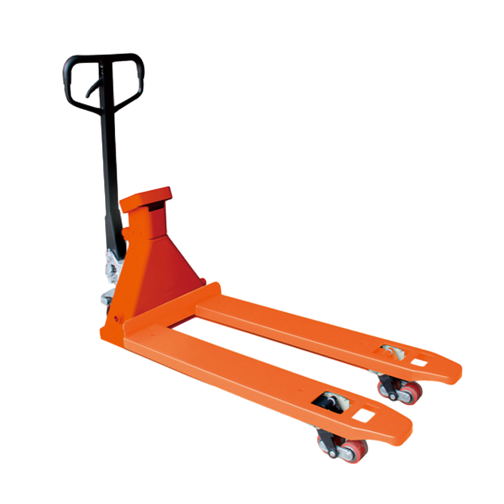 What are the risks of overloading a hand pallet truck?