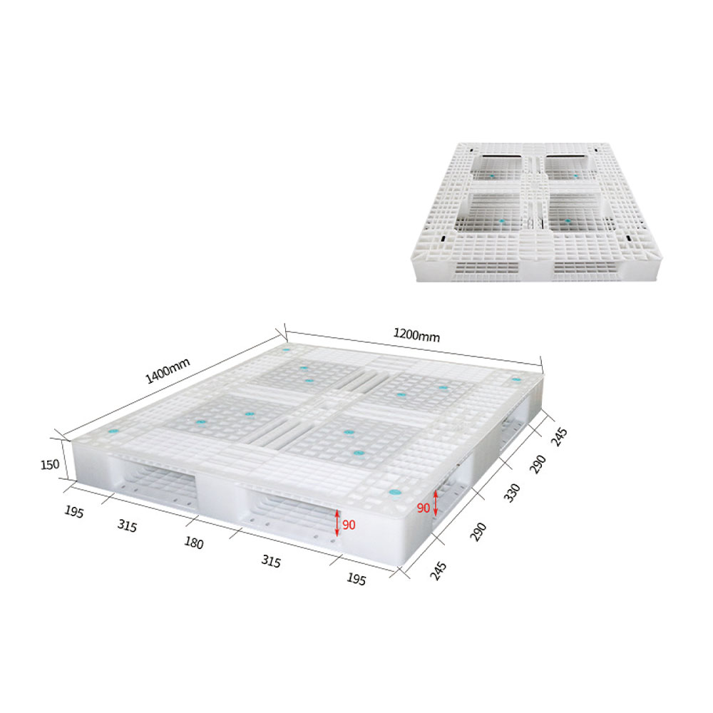 DDT1412 Lightweight and durable plastic Pallet 